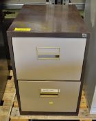 2 Draw Filing Cabinet L 470 mm x W 620 mm x H 710 mm