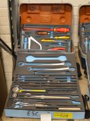 Various tools with toolbox