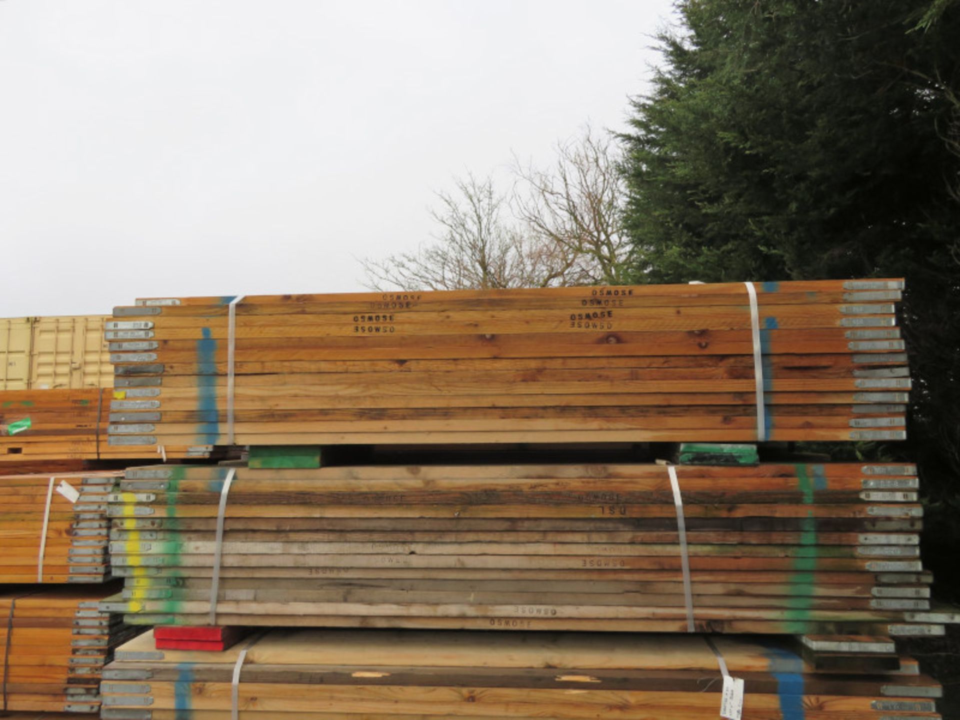 50x 8ft x 9inch x 1 1/2 inch Scaffold Planks - 2.4M - LOCATED AT OUR CROFT SITE - PE24 4RS