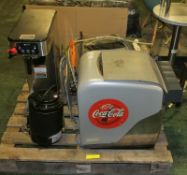 Coca Cola Drinks dispenser - AS SPARES, Bunn Water Dispenser & Bunn Coffee Brewer