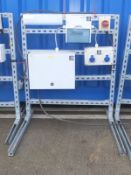 240V electrical distribution freestanding assembly