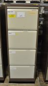 4 Drawer Filing Cabinet L 470 mm x W 620 mm x H 1320mm