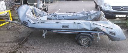 SnipeTrailer With Avon W4 65 Inflatable Boat