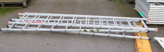 5x 10 tread scaffolding ladders - LOCATED AT OUR CROFT SITE - PE24 4RS