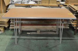 11x Folding leg tables - various sizes