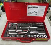 Britool 3/8in Socket Wrench Set