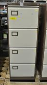 4 Drawer Filing Cabinet L 470 mm x W 620 mm x H 1320mm