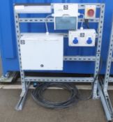 240V electrical distribution freestanding assembly