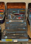 Various tools with toolbox