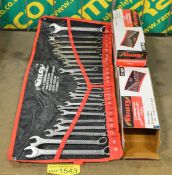 3x Tectool CC0087 25 piece spanner sets