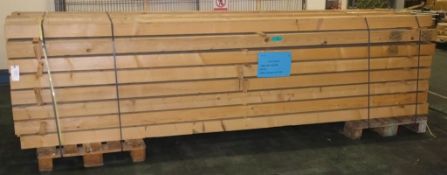 52x Soft wood Timber lengths - 3.6M x 100mm x 150mm