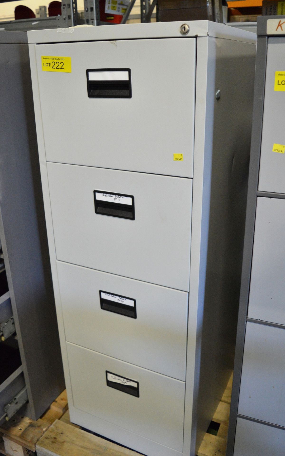 4 Drawer Filing Cabinet L 470 mm x W 620 mm x H 1320mm - Image 2 of 2