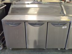 Williams CPC 3 R1 3 Door Refrigerated Prep Counter