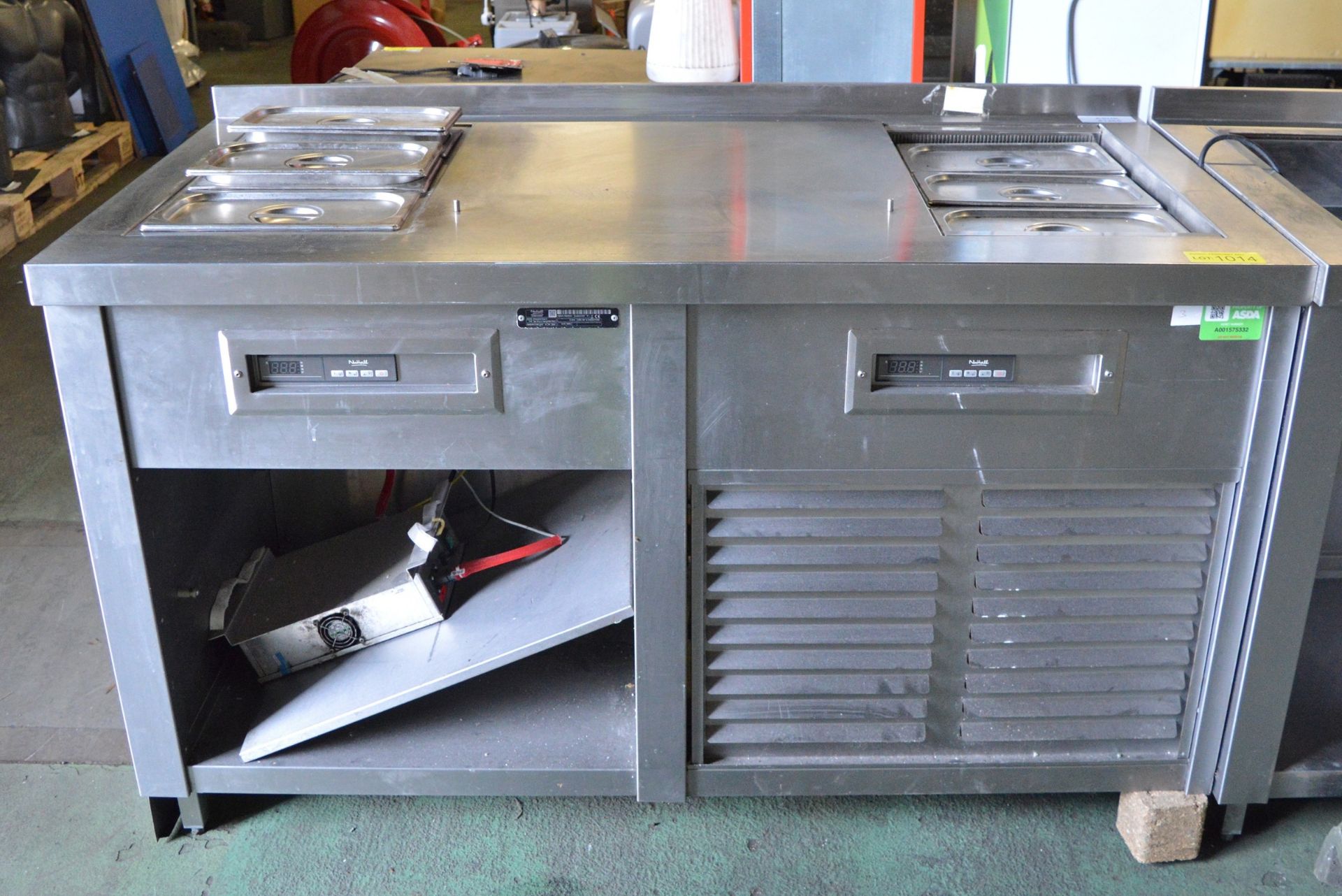 Nuttall Stainless Steel Heated Bain Marie Unit - L1500 x D750 x H960mm