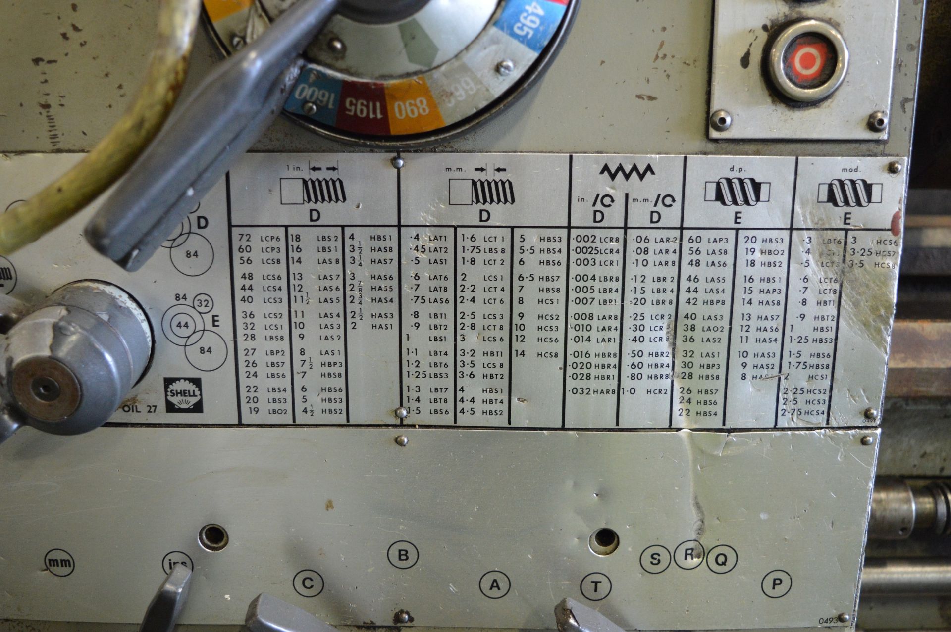 Colchester Mascot 1600 Lathe - Serial Number 7/0006/07853 - Image 11 of 16