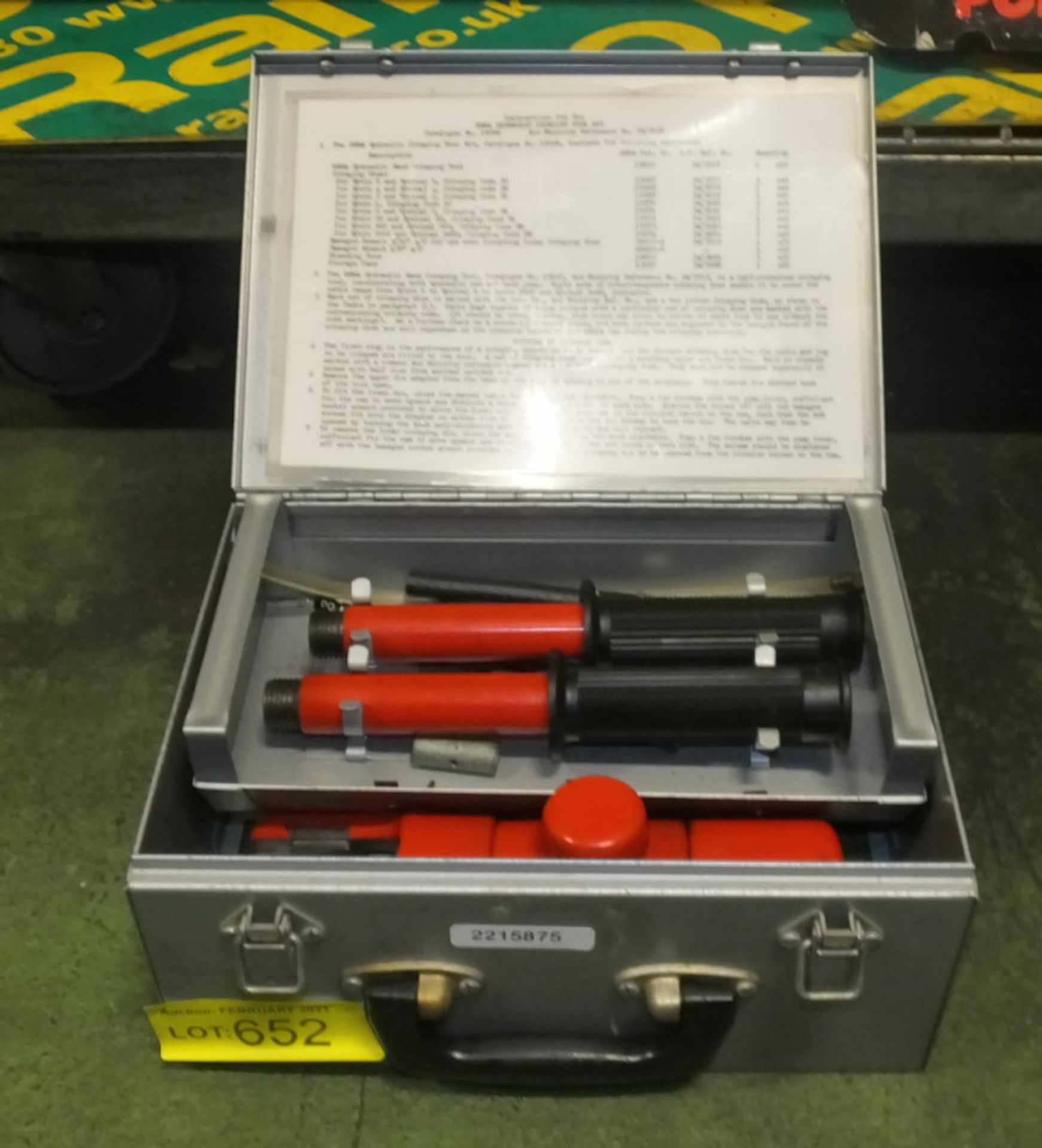 ERMA Ltd Hydraulic Crimping Tool Kit