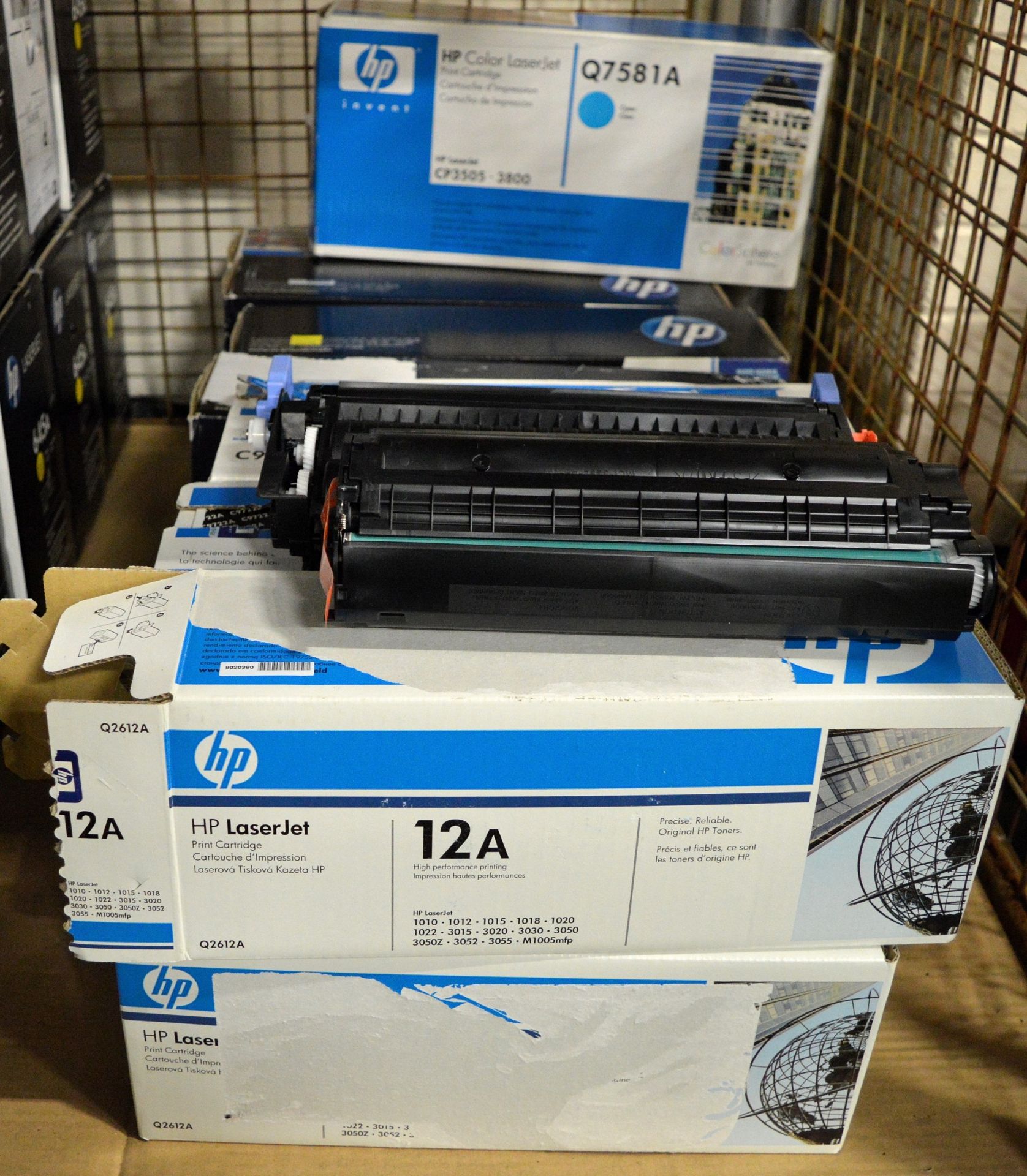 9x HP LaserJet 645A C9732A Yellow Print Cartridges, 4x HP LaserJet Q7581A Cyan Print Cartr - Image 3 of 3