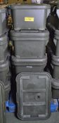 4x Cambo Green Plastic Food Containers L650 x W440 x H310mm - Complete