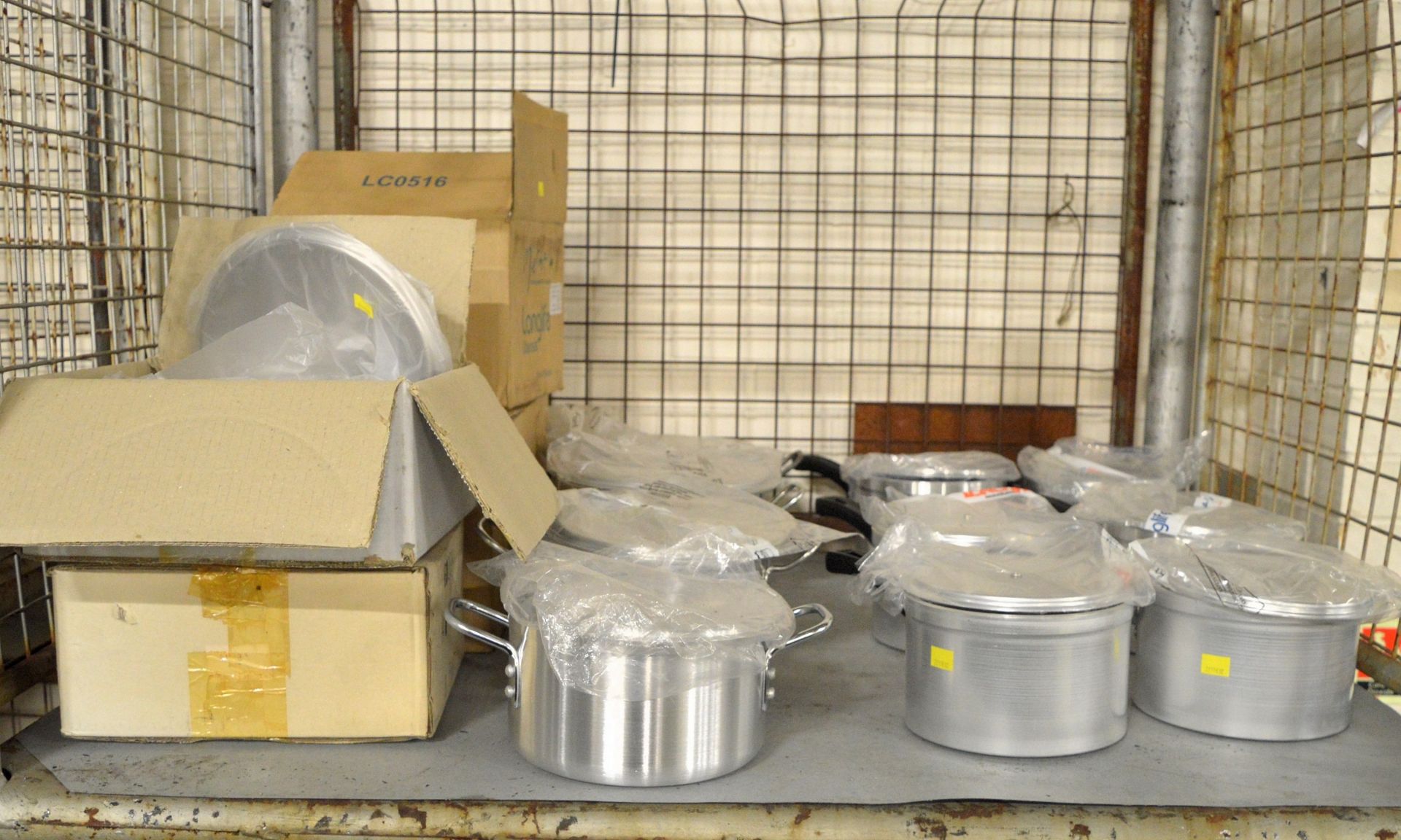 6x Aluminium Stewpans 4pt, Various Aluminium Cooking Pots