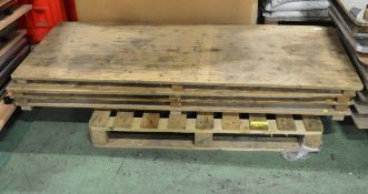 4x Trestle Tables - L1600 x D970mm