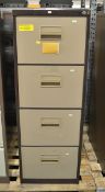 4 Drawer Filing Cabinet L 470 mm x W 620 mm x H 1320mm