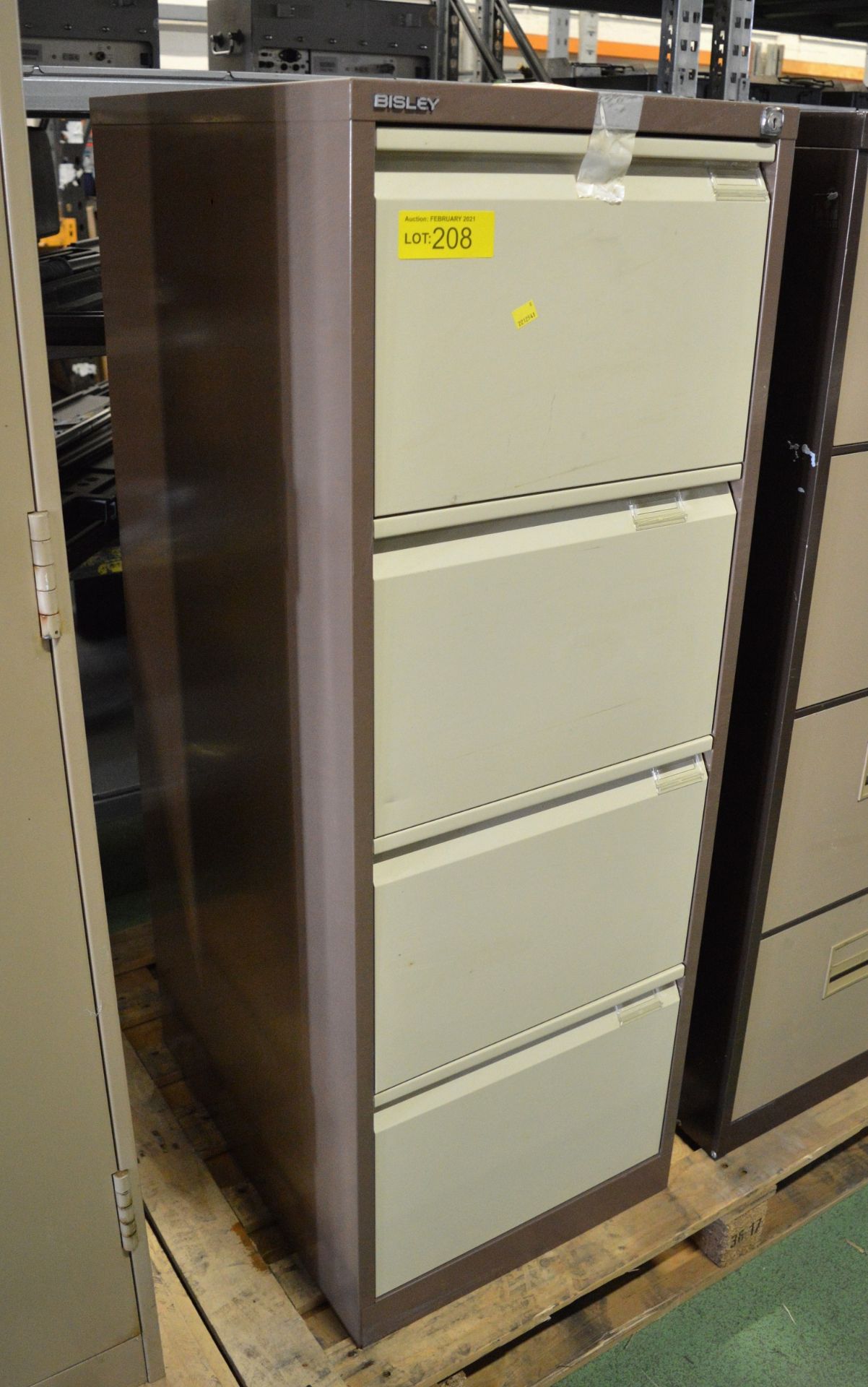 4 Drawer Filing Cabinet L 470 mm x W 620 mm x H 1320mm - Image 2 of 2