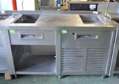 Nuttall Stainless Steel Heated Bain Marie Unit - L1500 x D750 x H960mm