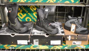 3x Safety Boots/Shoes Assortment - see picture for sizes