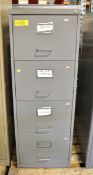 4 Drawer Filing Cabinet L 470 mm x W 620 mm x H 1320mm