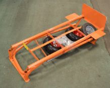 Orange sack barrow - 4 wheel