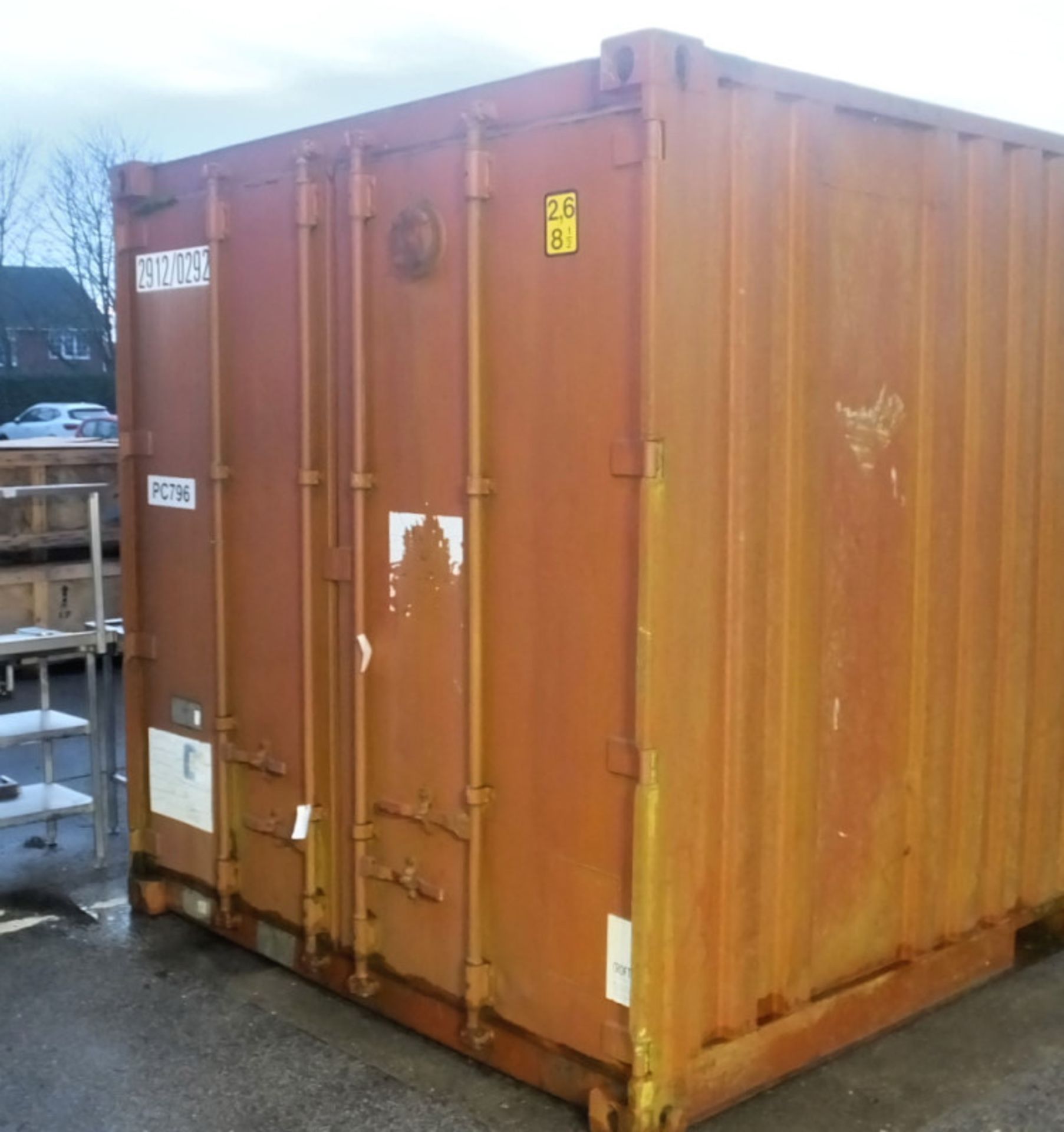 ISO Container 2.2W x 5.3L x 2.6H - red - Image 3 of 8