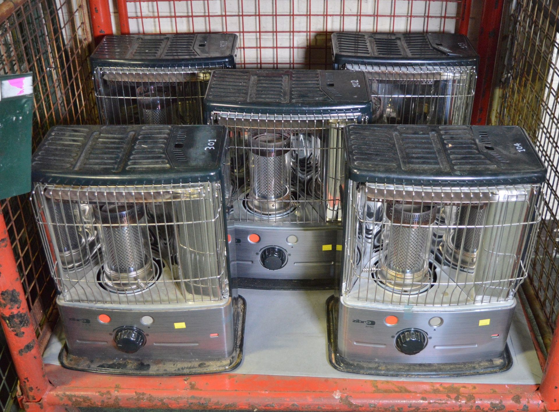 5x Zibro Space Parafin Heaters