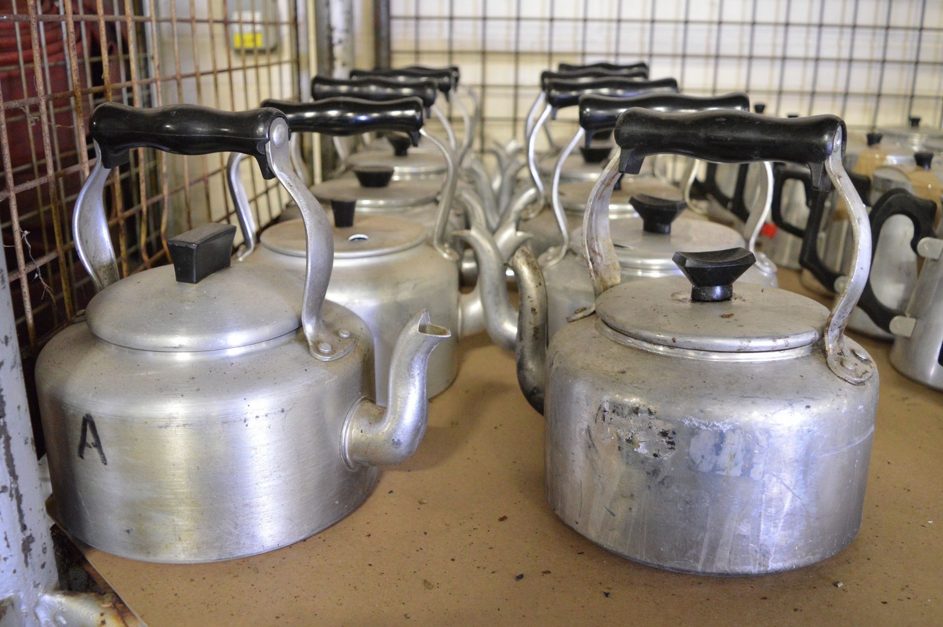 Various Catering equipment - Aluminium Kettles, Tea Pots, Coffee Pots - Image 2 of 4