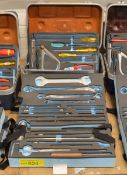 Various tools with toolbox