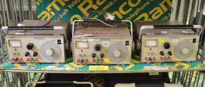 3x Gould J3B Signal Generators