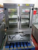 Heated Glass Display Unit - L895 x D755 x H1460mm