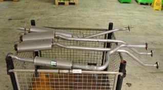 4x Vehicle Exhausts CRR319, CHA322, CGM489,