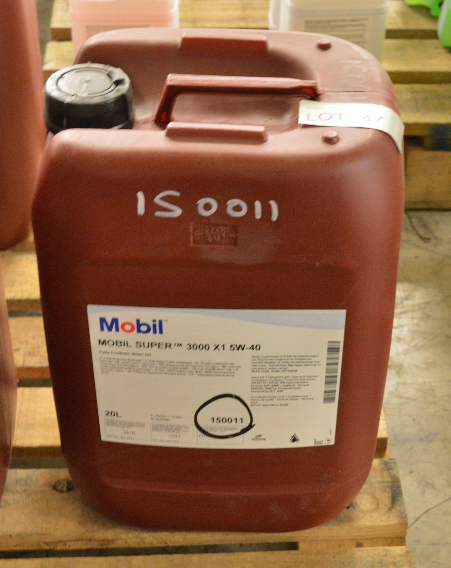 20L Mobil Super 3000 X1 5W-40 Fully Synthetic Motor Oil