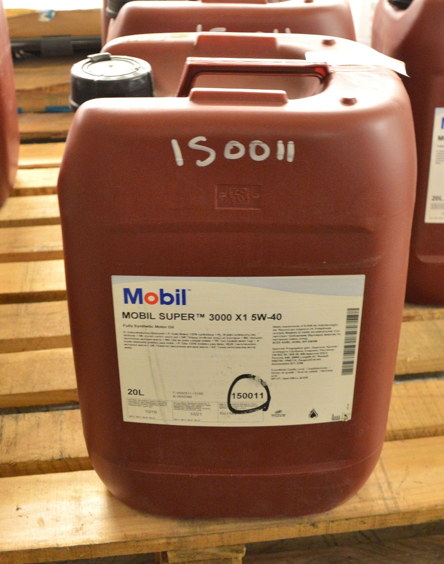 20L Mobil Super 3000 X1 5W-40 Fully Synthetic Motor Oil