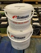 2x 5kg Schrader Tyre Bead Paste