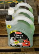 3x 2L CarPlan Demon Foam Car Shampoo