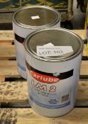 2x 3kg Carlube LM2 Multi-Purpose Lithium Based Grease