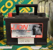 Lion 078 12V 54Ah 450A Battery