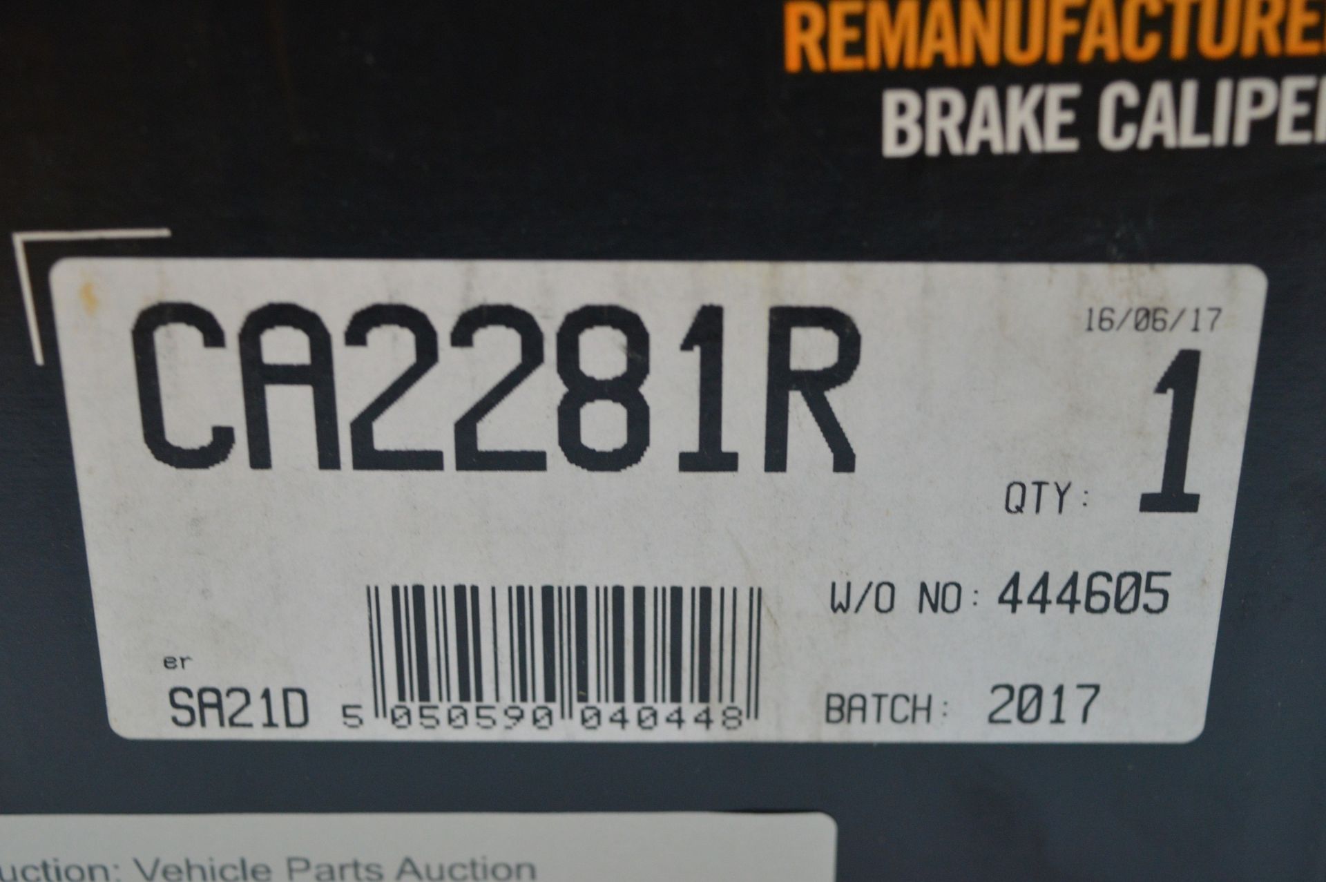 Brake Engineering Brake Caliper CA2281R - Image 4 of 4