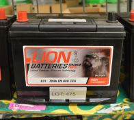 Lion 031 12V 70Ah 600A Battery