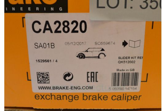 Brake Engineering Brake Caliper CA2820 - Image 2 of 2