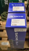 2x Sachs Coil Springs 627600700 - Audi