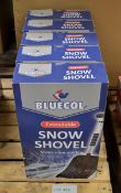 5x Bluecol Extendable Snow Shovels