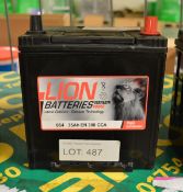 Lion 054 12V 35Ah 300A Battery