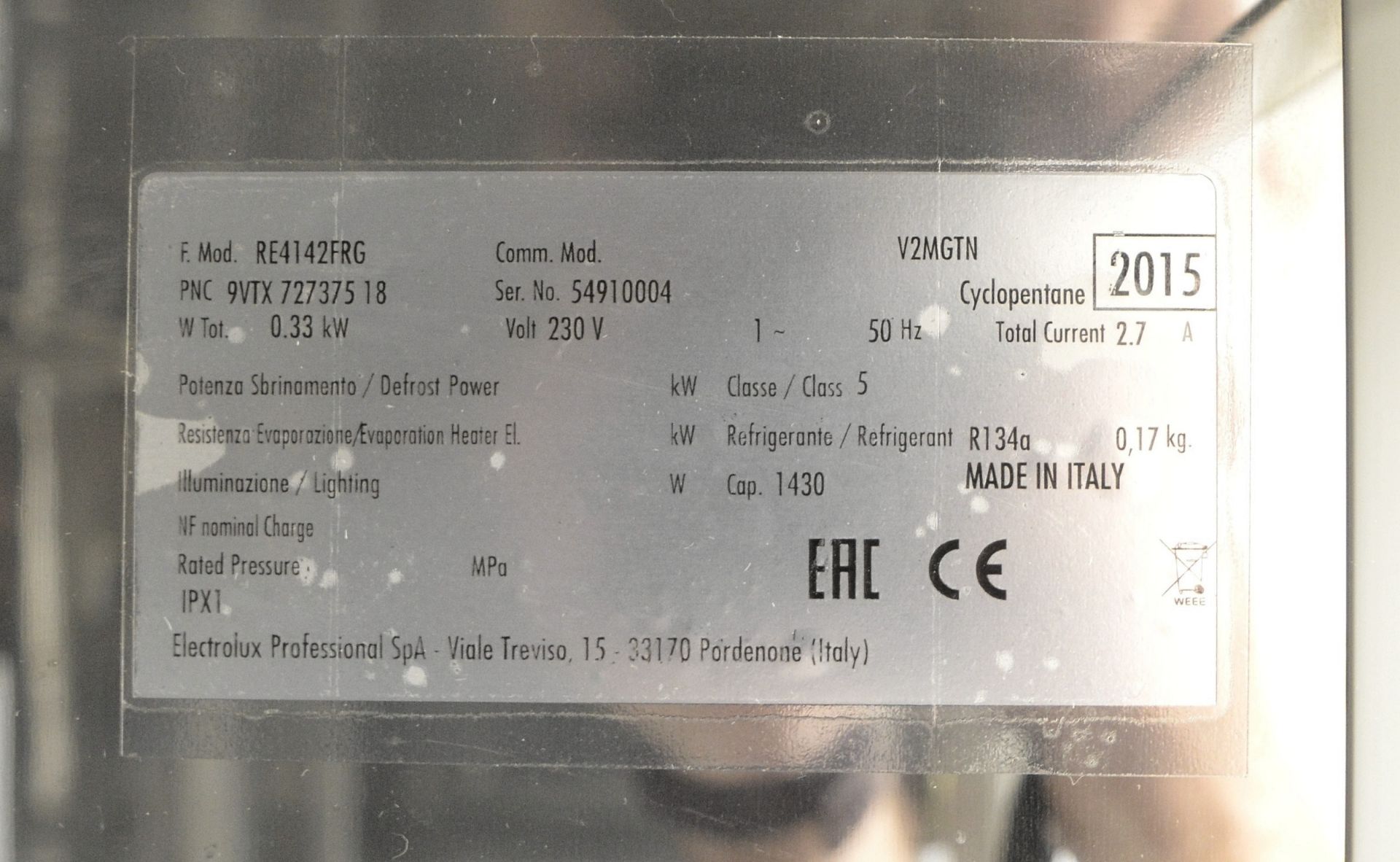 Electrolux RE4142FRG Double Door Refrigerator - Image 3 of 8